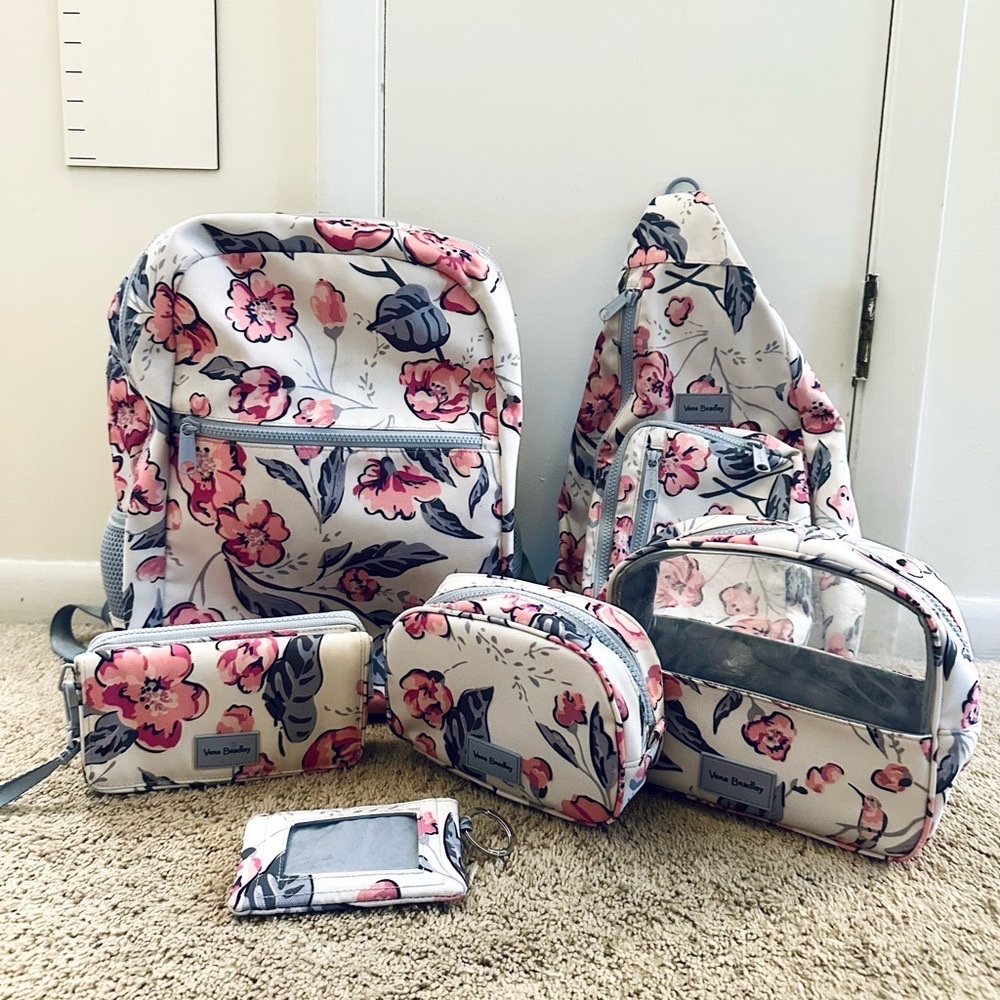 Vera Bradley Hummingbird Blooms set - READ DESCRIPTION